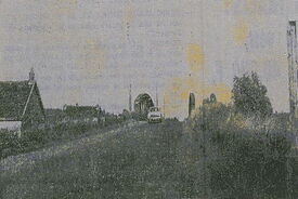 L’ancienne route de Saint-Saulve enjambe l’Escaut par le pont des Vaches.