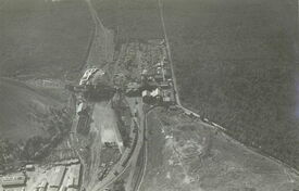 Vue aérienne de la Fosse