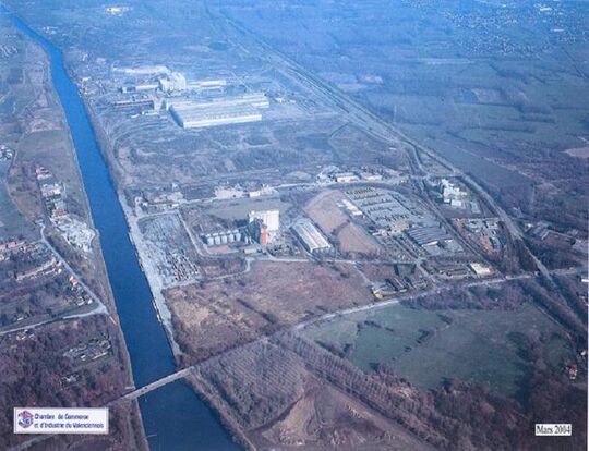Zone industrielle Image aérienne de la zone industrielle