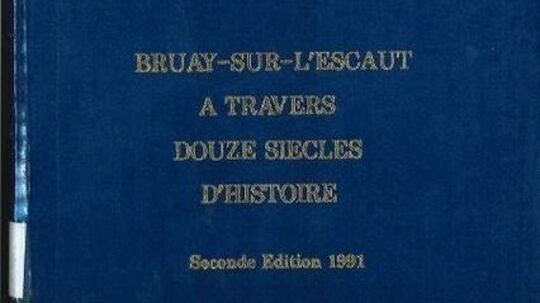 Couverture livre Bruay-sur-l'Escaut à travers douze siècles d'histoire
