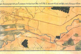 Plan établi le 31 mars 1932 pour le redressement de l’Escaut entre la Folie et Condé.